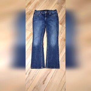 Ladies Silver Jeans
